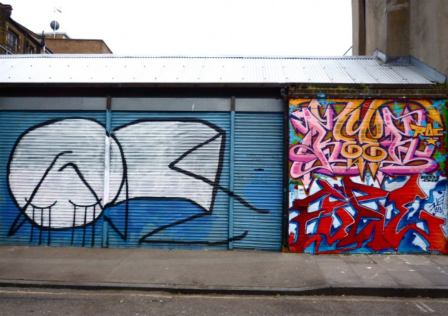 Street Art Par Elate, Keen, Stickman - Londres (Royaume Uni)