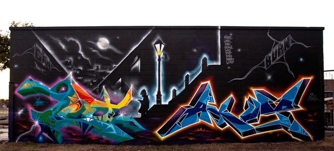 Fresques Par Akutone Berlin, Akut (gfa 156), Acud - Orlando (FL)