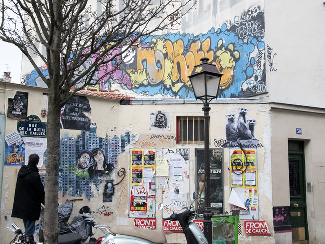 Street Art Par Jef Aerosol, Horfe, Janaundjs, Goliath - Paris (France)