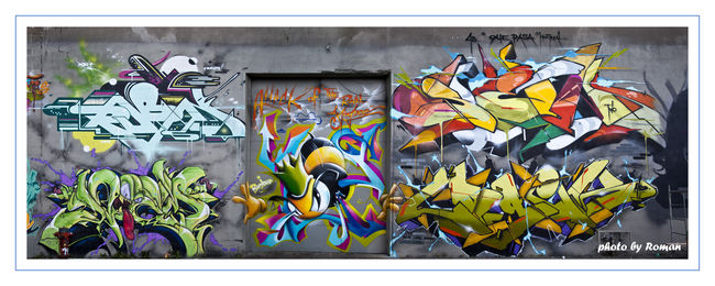 Fresques Par Deem, Sen2, Logek, Rubin, King Bee - Montreal (Canada)