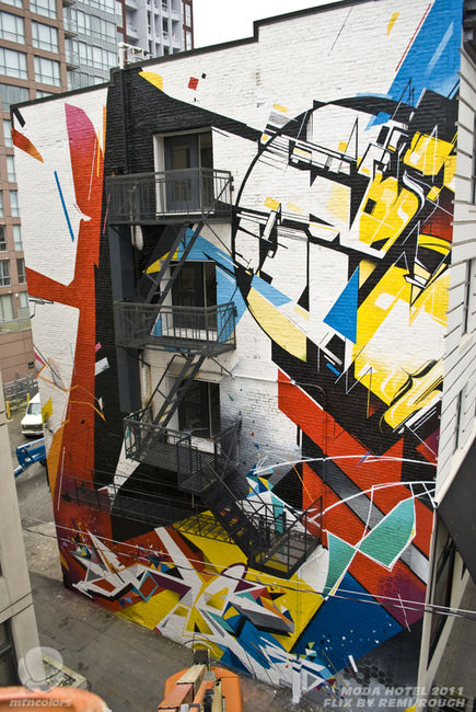 Fresques Par Kofie, Remi Rough, Sueme, Jerry Inscoe - Vancouver (Canada)